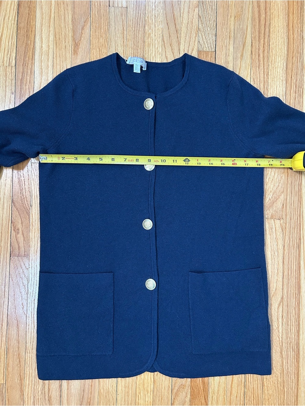 J. Crew Giselle Sweater Blazer Navy Blue - Picture 7 of 8